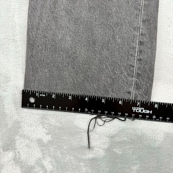 Levis 501XX Jeans Mens 32x26 Faded Black 5 Pocket Button Fly Distressed Frayed - Picture 16 of 16